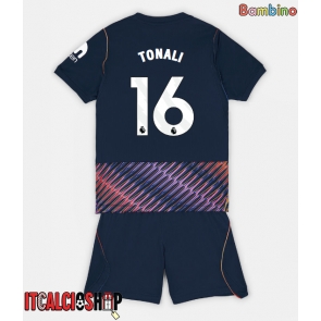 Tottenham Hotspur Sandro Tonali #16 Seconda Maglia Bambino 2026-27 Manica Corta (+ Pantaloni corti)